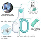 ZooFlex LED Pet Nail Clipper – Professional Cat & Small Dog Nail Trimmer
