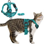 ZooFlex Cat Harness & Leash – Reflective Escape-Resistant Vest