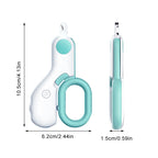 ZooFlex LED Pet Nail Clipper – Professional Cat & Small Dog Nail Trimmer