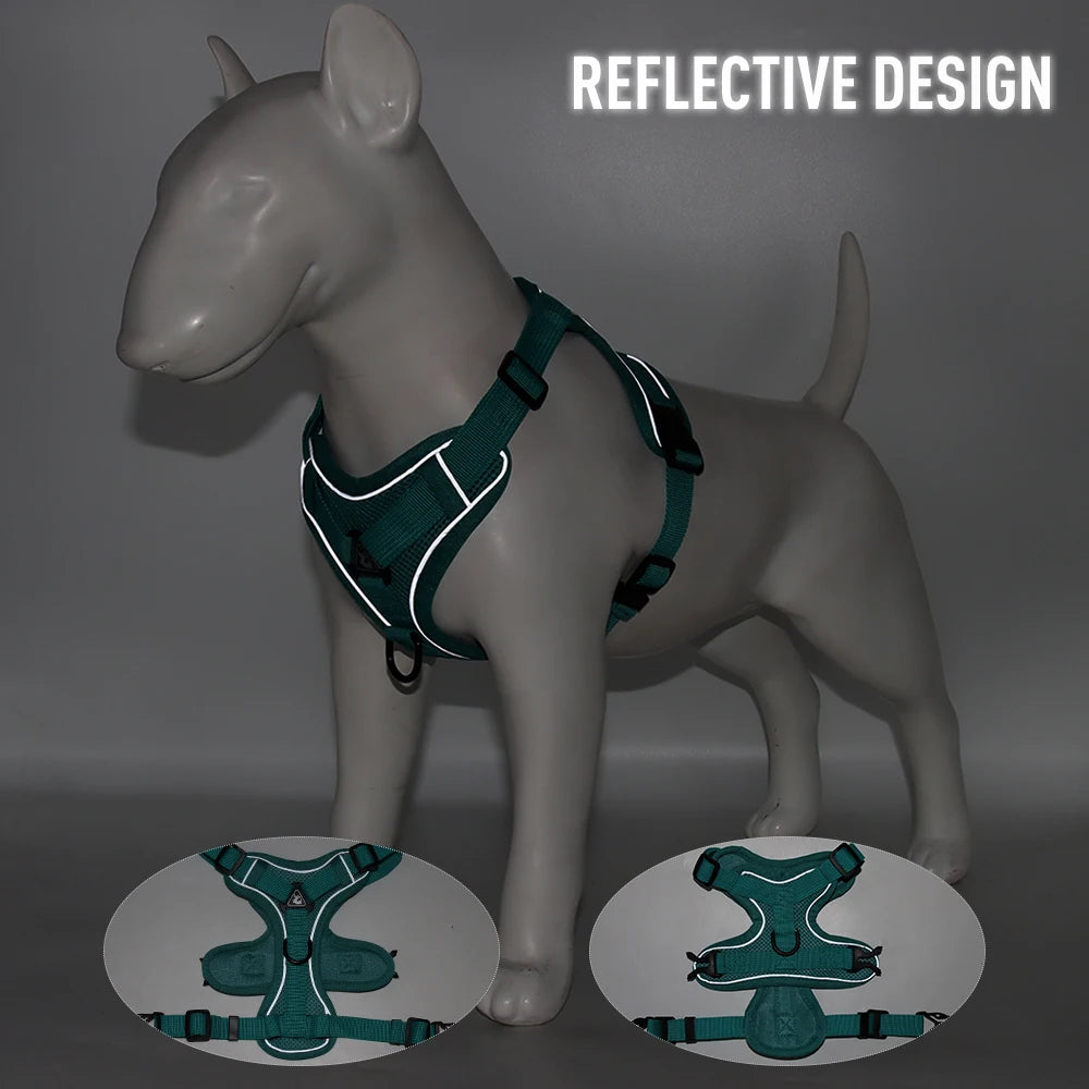 ZooFlex Cat Harness & Leash – Reflective Escape-Resistant Vest