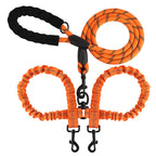 2-in-1 Double Dog Lead with 360 Swivel