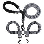 2-in-1 Double Dog Lead with 360 Swivel