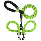 2-in-1 Double Dog Lead with 360 Swivel
