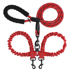 2-in-1 Double Dog Lead with 360 Swivel