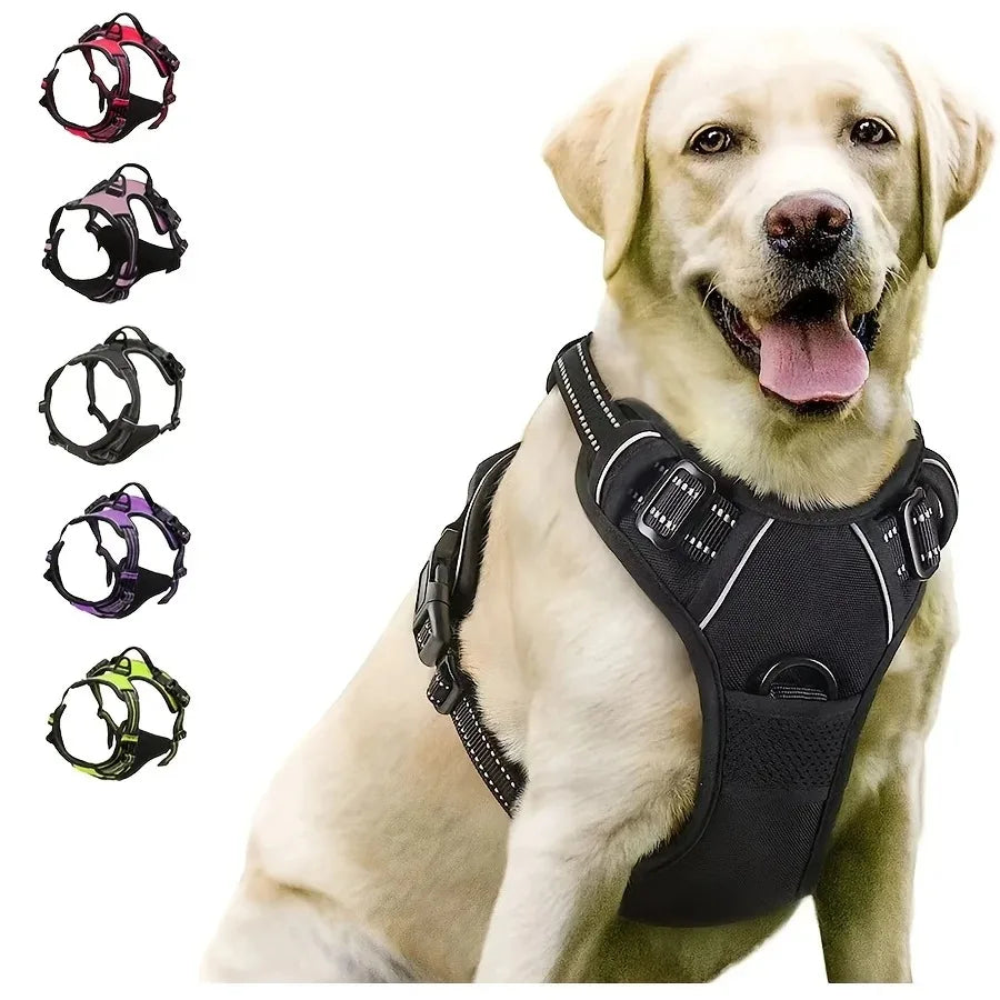 ZooFlex Adjustable Dog Harness & Leash Set for Small & Medium Dogs