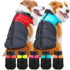 ZooFlex Waterproof Dog Winter Coat – Warm Padded Zipper Vest for Small & Large Dogs