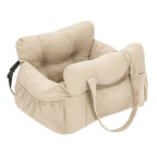 ZooFlex Dog Car Seat with Safety Belt – Washable Non-Slip Pet Travel Bed