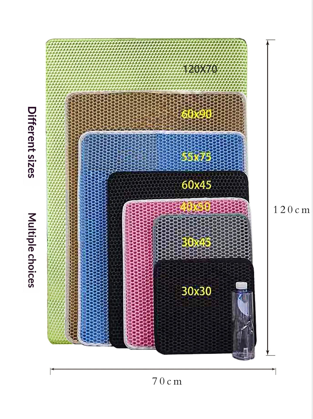 ZooFlex EVA Cat Litter Mat – Waterproof Double-Layer Design