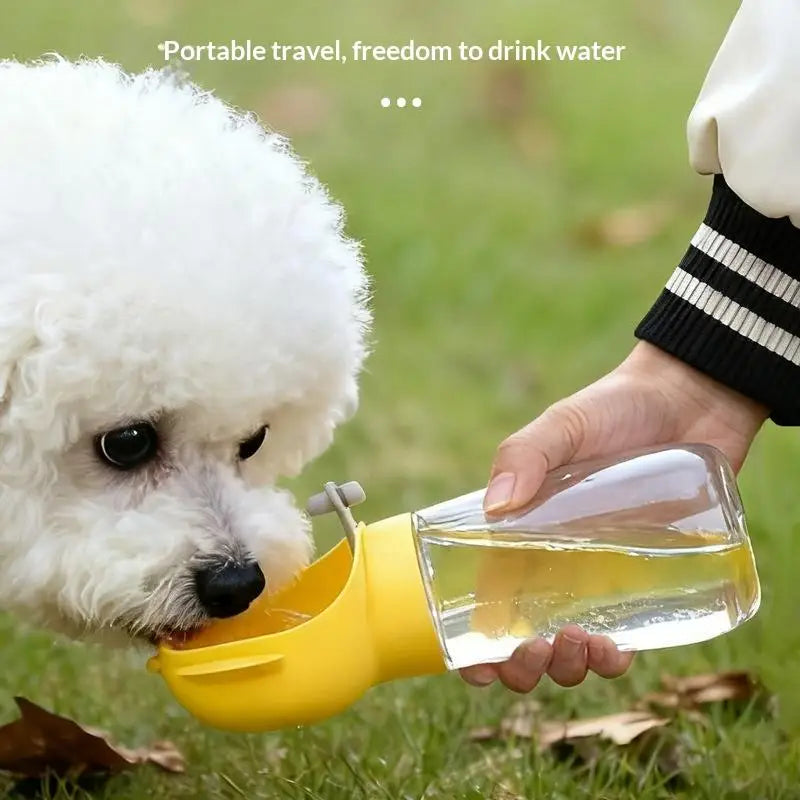 ZooFlex Leak-Proof Dog Water Bottle with Drinking Cup – Portable Pet Travel Dispenser