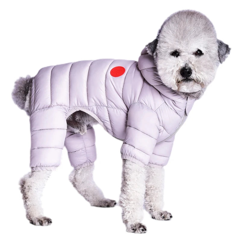 ZooFlex Winter Dog Jumpsuit – Lightweight Padded Coat for Small & Medium Dogs