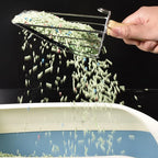 ZooFlex 2-in-1 Cat Litter Scoop – Stainless Steel Sifter