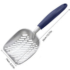 ZooFlex Long Handle Cat Litter Scoop – Stainless Steel Sifter