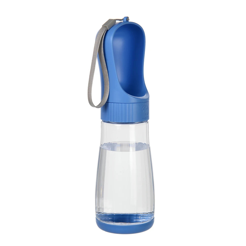 ZooFlex 2-in-1 Dog Water Bottle with Food Container – Portable Pet Travel Dispenser
