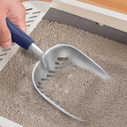 ZooFlex Long Handle Cat Litter Scoop – Stainless Steel Sifter