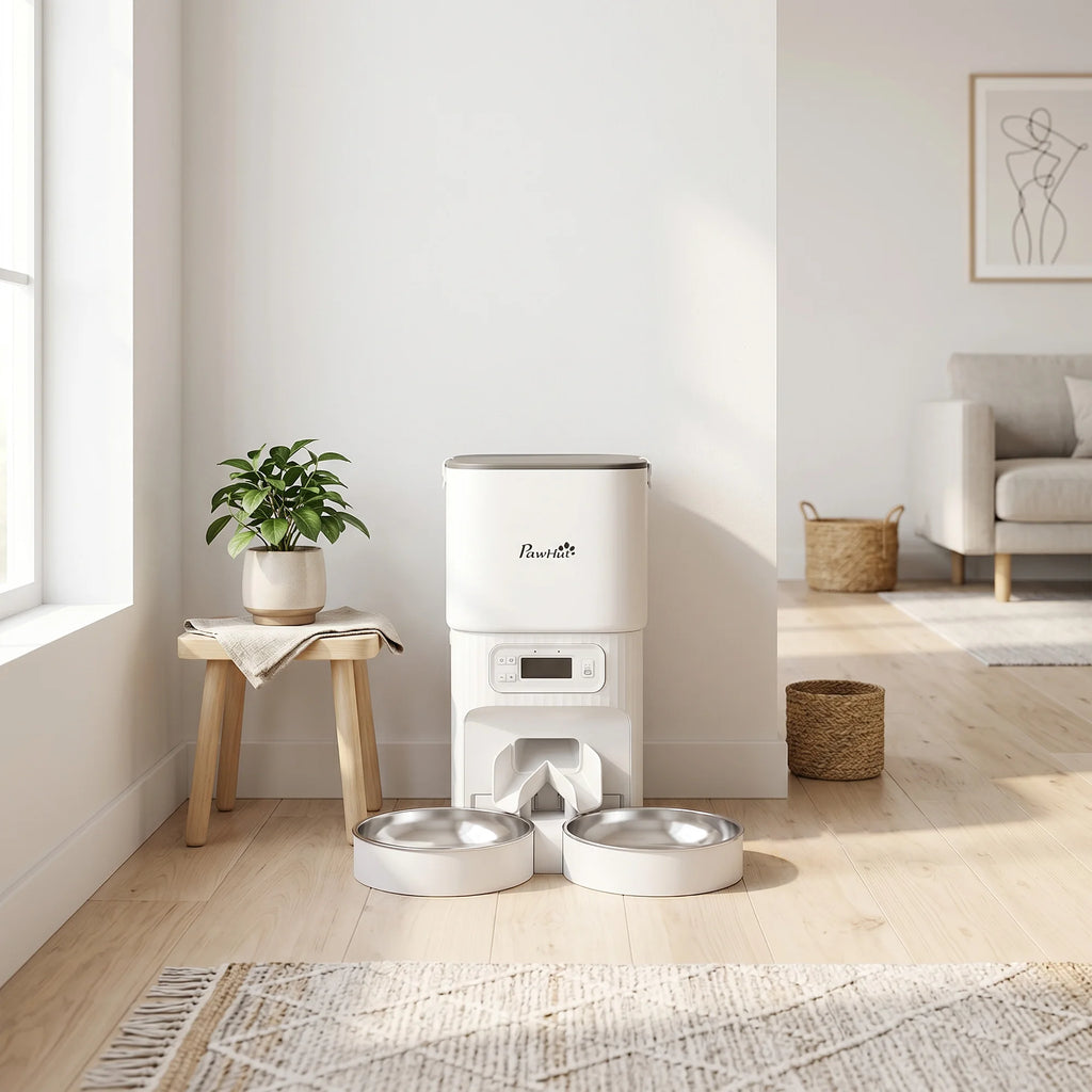 ZooFlex 4L Automatic Cat & Dog Feeder – Timed Food Dispenser with Portion Control