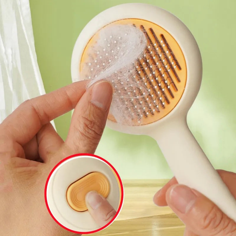 Zooflex FurFresh – One-Click Self-Cleaning Pet Brush