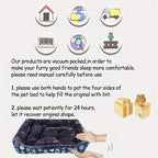 ZooFlex Soft Dog Sofa Bed – Warm Pet Cushion & Sleeping Mat for Dogs & Cats