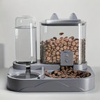 ZooFlex 2-in-1 Automatic Cat Feeder & Water Dispenser – No Battery