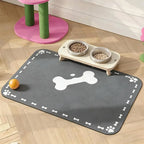 ZooFlex Diatomaceous Pet Feeding Mat – Quick-Dry Waterproof Dog & Cat Bowl Placemat