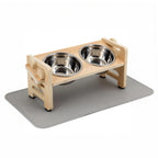 Zooflex TiltDine – 15° Elevated Double Pet Bowl