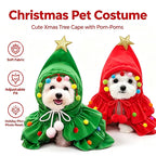 ZooFlex Christmas Tree Pet Costume – Dog & Cat Holiday Cape Outfit