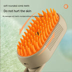 ZooFlex Electric Spray Pet Grooming Brush – Cat & Dog Hair Removal Massage Comb