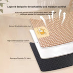 ZooFlex Summer Pet Cooling Mat – Breathable Non-Slip Rattan Bed for Dogs & Cats