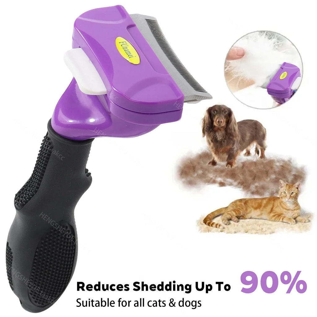 ZooFlex Cat Hair Removal Brush – Gentle Grooming & Massage Comb for Dogs & Cats