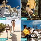 ZooFlex Waterproof Silicone Dog Boots – Anti-Slip Rain & Snow Shoes for Medium & Large Dogs
