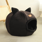 ZooFlex Winter Cat Cave Bed – Soft Warm Pet Sleeping Nest for Cats & Small Dogs