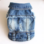 ZooFlex Denim Dog Jacket – Stylish Cowboy Jeans Vest for Dogs & Cats (XS–2XL)