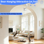ZooFlex Rechargeable Interactive Hanging Cat Toy – Automatic Teaser for Indoor Cats