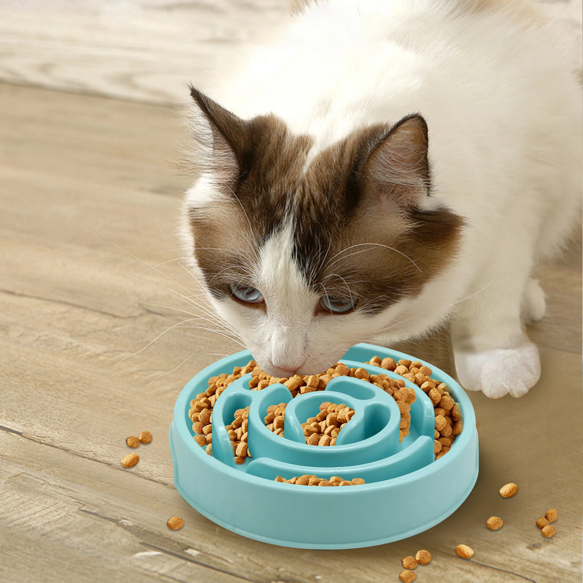 ZooFlex Slow Feeder Dog Bowl – Non-Slip Anti-Gulping Food Dish