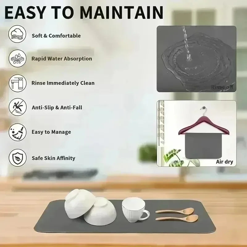 ZooFlex Checkered Pet Feeding Mat – Non-Slip Spill-Resistant Dog & Cat Bowl Mat