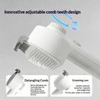 ZooFlex 2-in-1 Pet Grooming Brush – Self-Cleaning Deshedding & Detangling Tool for Dogs & Cats