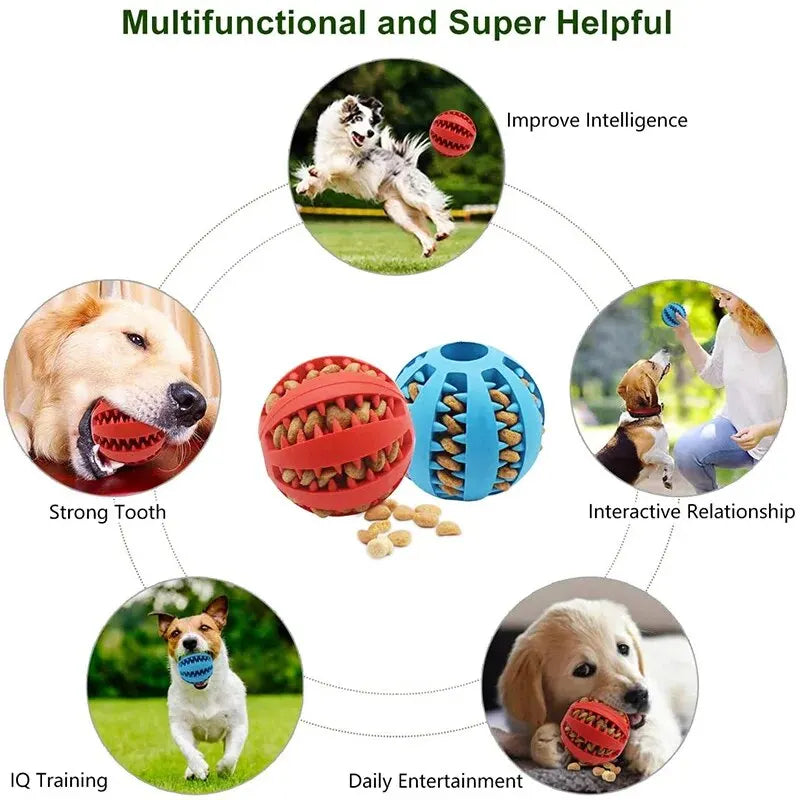 Zooflex TreatBuddy – Interactive Dog Chew Ball