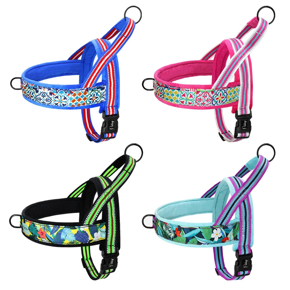 ZooFlex Warm Winter Dog Harness – Soft Padded Adjustable Vest for Small & Large Dogs