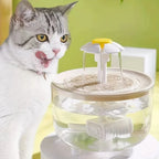 ZooFlex Automatic Cat Water Fountain – Quiet USB Electric Pet Drinking Dispenser with Filter