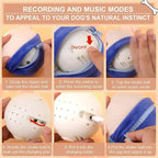 ZooFlex Interactive Vibrating Plush Ball – Musical Cat & Dog Toy
