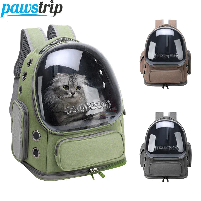 ZooFlex Transparent Cat Backpack – Breathable Pet Travel Carrier