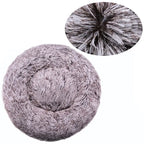 ZooFlex Round Plush Dog & Cat Bed – Super Soft Warm Pet Bed (40–90cm)