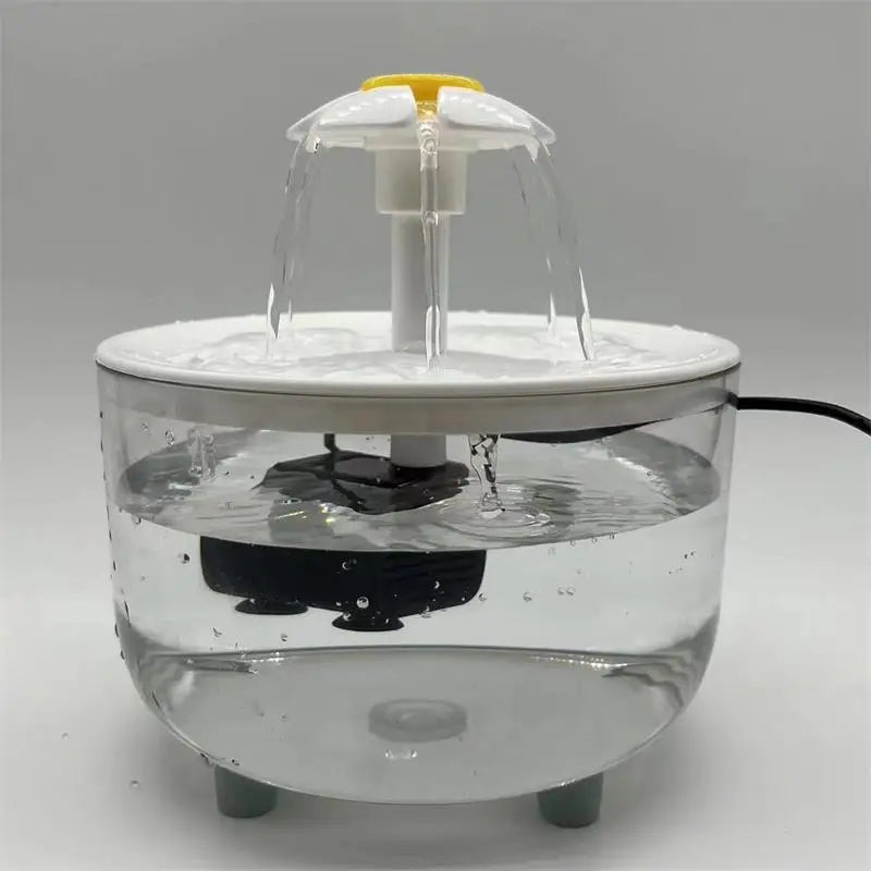 ZooFlex Automatic Cat Water Fountain – Quiet USB Electric Pet Drinking Dispenser with Filter