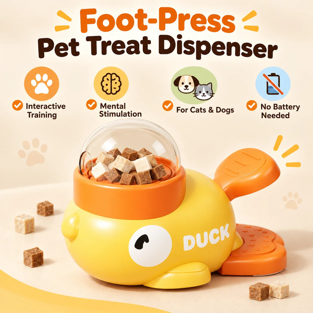 Zooflex DuckyTreat – Interactive Pet Treat Dispenser