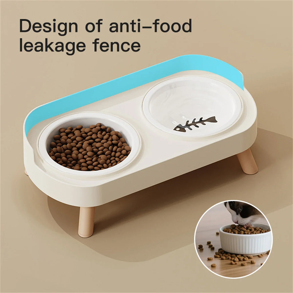 Zooflex AquaDine – Adjustable Double Pet Bowl Feeder
