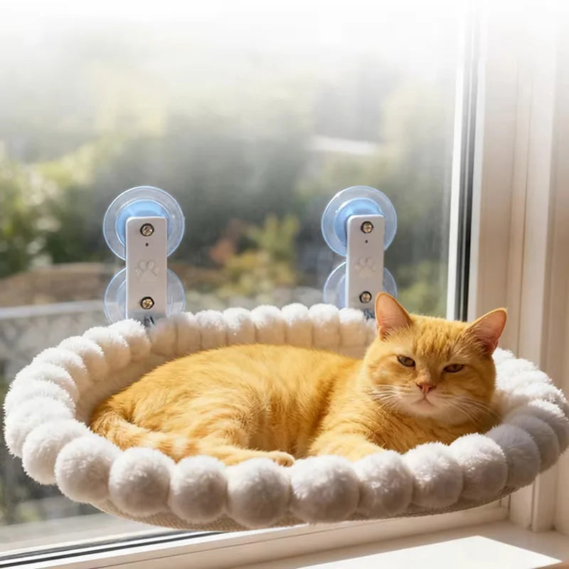 ZooFlex Cat Window Hammock – Suction Cup Window Perch for Indoor Cats