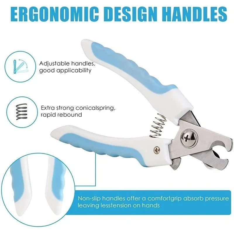 ZooFlex Pet Nail Clipper – Dog & Cat Claw Trimmer for Easy Pet Grooming