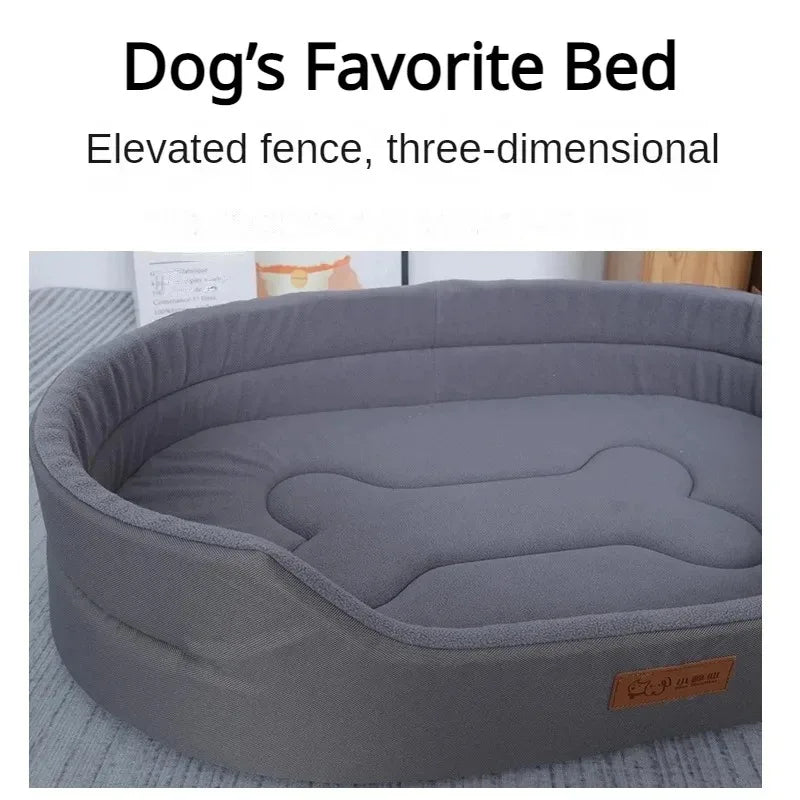 ZooFlex Soft Fluffy Dog Bed – Warm Winter Sofa Cushion for Dogs & Cats