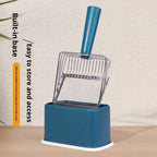 ZooFlex Cat Litter Scoop with Stand – Long Handle Sifter