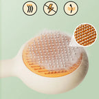Zooflex FurFresh – One-Click Self-Cleaning Pet Brush