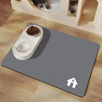 ZooFlex Waterproof Pet Feeding Mat – Non-Slip Paw Print Dog & Cat Bowl Mat